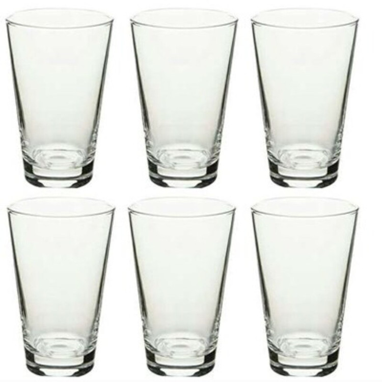 لیوان لومینارک شتلند اصلی حک شده ساخت امارات بسته 6 عددی LUMINARC SHETLAND سری گلد فرنس F2565E
