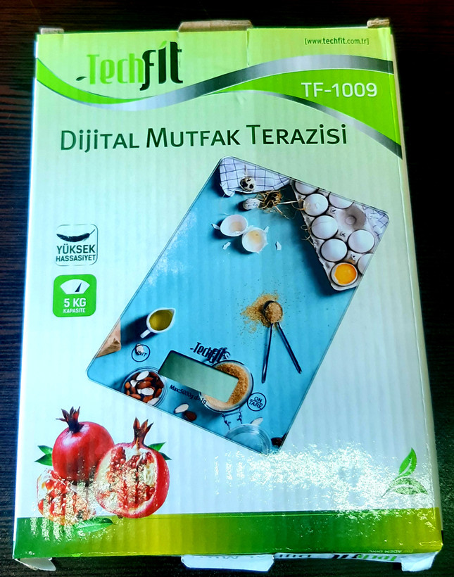 ترازو آشپزخانه TECHFIT لمسی مدل TF-1009