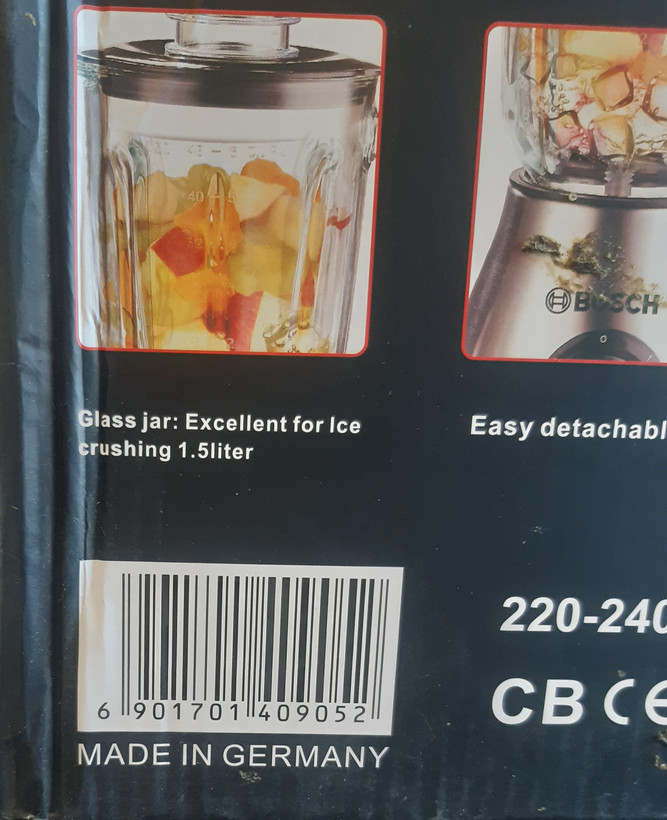 آسیاب مخلوط کن بوش اصلی با گارانتی شرکتی و لیبل آبی مدل 2203