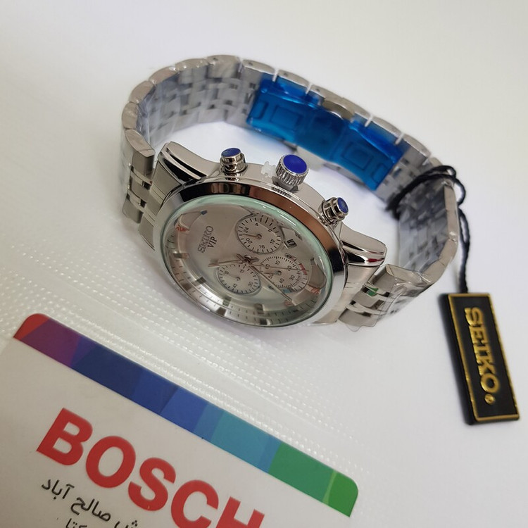 ساعت سیکو ژاپن نقره ای مردانه به همراه جعبه و باطری اضافه 2363 G