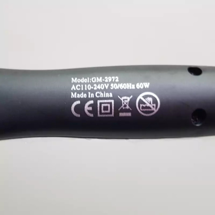 برس حرارتی پرو جیمی حد اکثر حرارت ۷۵۰ درجه سیم چرخشی LCD دار ۶۰ وات مدل GM- 2972