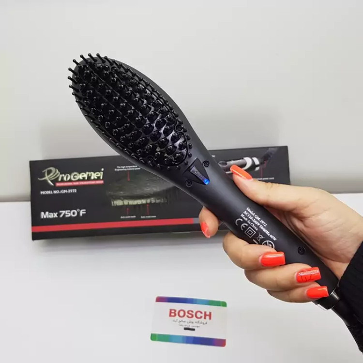 برس حرارتی پرو جیمی حد اکثر حرارت ۷۵۰ درجه سیم چرخشی LCD دار ۶۰ وات مدل GM- 2972
