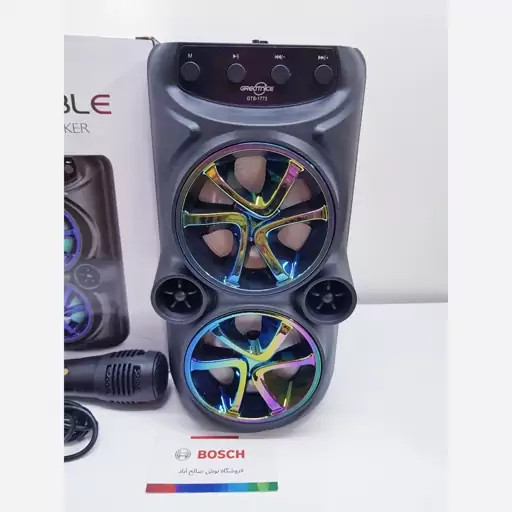 سپیکر 3 اینچ مدل1773 Portable به همراه میکروفون
