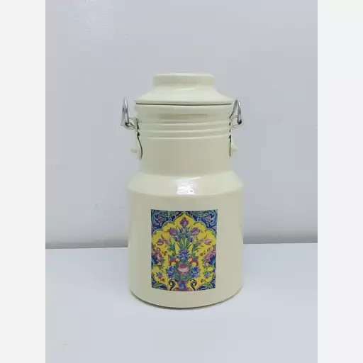 دبه روغن و شیر روحی بانکه و سطل شیر 0.5 لیتری یکتا باش مدل A005