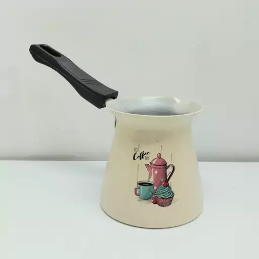 شیرجوش و قهوه جوش روحی رنگ کوره بزرگ ابعاد 10 در 10