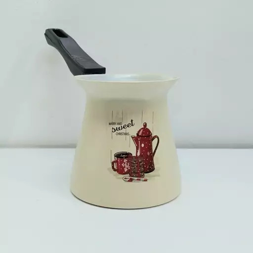 شیرجوش و قهوه جوش روحی رنگ کوره بزرگ ابعاد 10 در 10