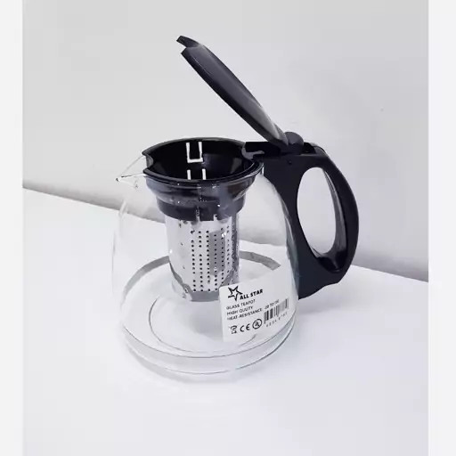 قوری همه کاره چای ساز کنارهمی 1300 سی سی دارای فیلتر استیل مناسب چایساز درجه 1 مدل ALL STAR 120
