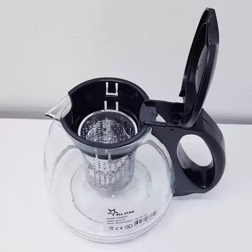 قوری همه کاره چای ساز کنارهمی 1300 سی سی دارای فیلتر استیل مناسب چایساز درجه 1 مدل ALL STAR 120