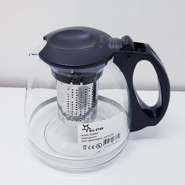قوری همه کاره چای ساز کنارهمی 1300 سی سی دارای فیلتر استیل مناسب چایساز درجه 1 مدل ALL STAR 120