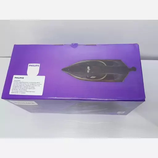 اتو بخار فیلیپس حک شده 2400 وات صفحه سرامیک قدرت بخار 180 گرم با گارانتی شرکتی مدل ProPrime 5