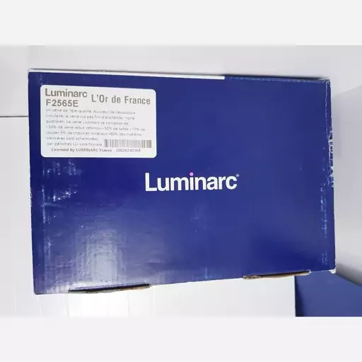 لیوان لومینارک مدل امپراطور اصلی ساخت امارات دست 6 عددی LUMINARC IMPERATOR سری گلد فرنس F2565E