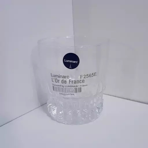نیم لیوان لومینارک مدل امپراطور اصلی بسته 6 عددی ساخت امارات سری گلد فرنس F2565E LUMINARC IMPERATOR