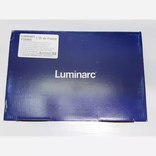 نیم لیوان لومینارک مدل امپراطور اصلی بسته 6 عددی ساخت امارات سری گلد فرنس F2565E LUMINARC IMPERATOR