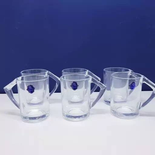 ماگ لیوان دسته دار مدل هاورث ترکیه حک شده 250 سی سی کد440 بسته 6 عددی