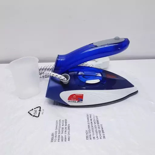 اتو مسافرتی تلیونیکس تاشو درجه 1 کف سرامیک مدل 1192 - 1100 وات با گارانتی شرکتی