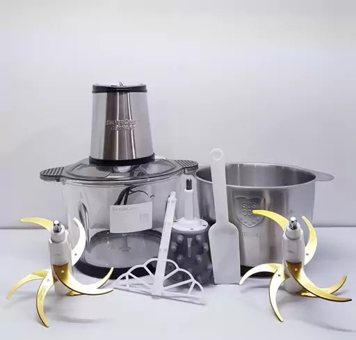 خردکن سیلورکرست ورتک 2 دو کاسه ماه کاسه شیشه و استیل 2 تیغه 6تایی تیتانیوم مدل VORTECH 2