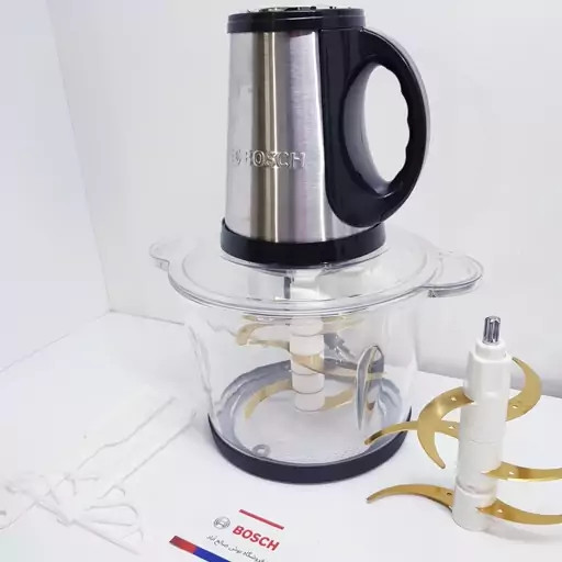 خردکن بوش MMR24W3 اصلی آلمان 3000 وات 2 تیغه 6 تایی تیتانیوم با گارانتی شرکتی مدل MMR24W3