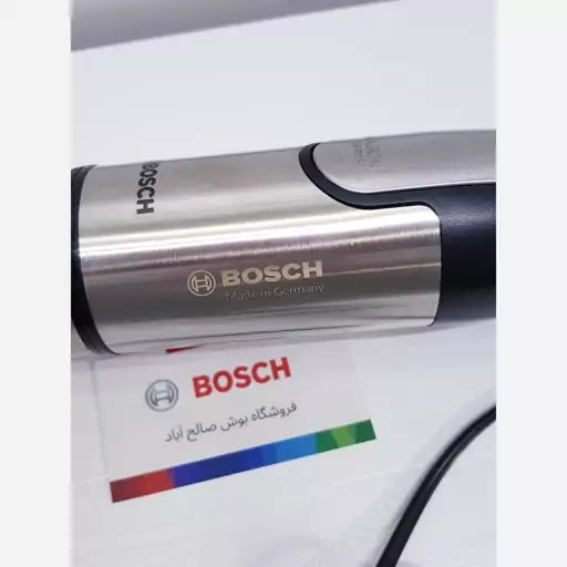 گوشتکوب برقی بوش آلمان مجیکال سری حک شده اصلی 1500وات لیبل آبی تیغ تیتانیوم بدنه خط و خش دارد مدل 111