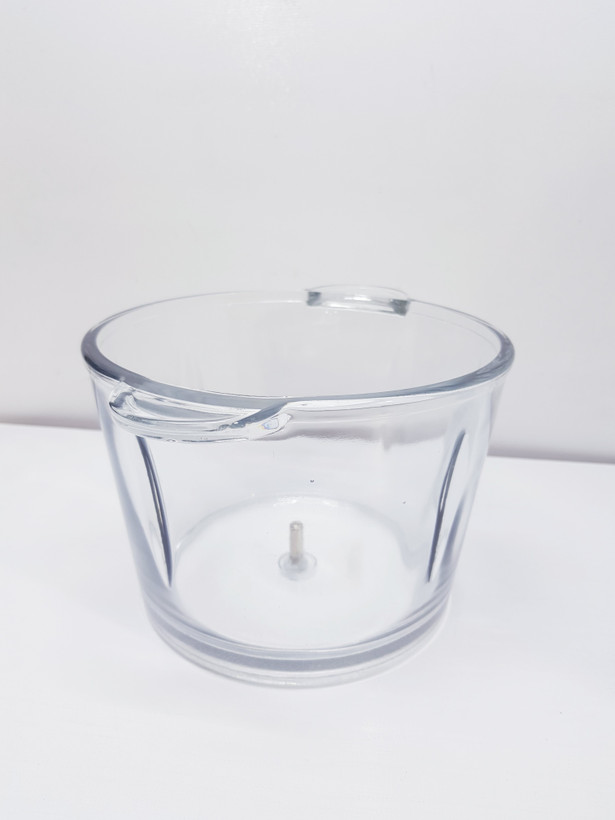 کاسه خردکن شیشه ای Silvercrest G4575 اصلی 3 تا 4.5 لیتر همراه پیچ مناسب تمامی برندها شیشه خط و خش دارد