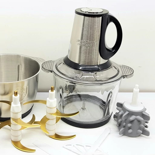 خردکن سیلورکرست کایزر پرو 2 اصلی آلمان 1200 وات دو تیغه 6 تایی تیتانیوم مدل KAISER PRO 2