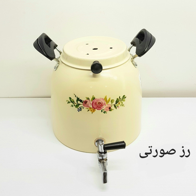 کتری شیردار یکتاباش روحی 6 لیتری طرح دار نگیر نسوز بدون قوری مدل KE061- اقساط بلندمدت